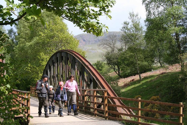 Keswick to Threlkeld Railway Path Walking Route